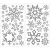 RoomMates RMK1413SCS Glitter Snowflakes Peel and Stick Wall Decals