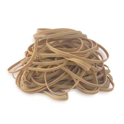 Upgrade Office Supply UPG22733 Rubber Bands, Size #33 (3-1/2 x 1/8") Natural Crepe, Made in USA (4 Oz Bag)