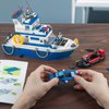 Vziimo City Police Boat Building Blocks Sets, Cool Patrol Rescue Coast Guard Ship with Race Boat Building Toys,480 Pcs STEM for Boys Girls 6-12