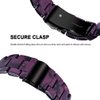 TenCloud Resin Watch Band Compatible with WZWNEER Y20GT Women Men Metal Strap for Luoba Smart Watch Band for WZWNEER Smart Watch Y20GT (Violet)