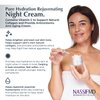 NassifMD Pure Hydration Rejuvenating Night Cream with Vitamin C to support Natural Collagen and provide Antioxidants | Anti Aging Cream (1.7oz)