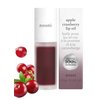 NOONI Korean Vegan Lip Oil - Applecranberry | Lip Stain, Stocking Stuffers, Refreshing, Tinting Dry Lips with Apple Seed Oil, Jojoba Seed Oil, Cranberry Extract, Vegan, 0.12 Fl oz (Brick Red)