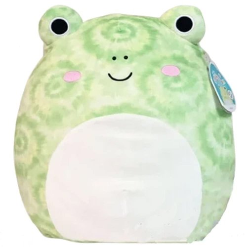 Squishmallow Official Kellytoy Plush Pets Squad Dogs Cats Bunnies Frogs Squishy Soft Plush Toy Animals (Wendy Frog (Tie Dye), 16 Inch)