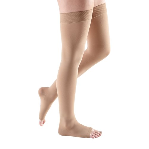 mediven comfort for women, 20-30 mmHg, Thigh High Compression Stockings, Open Toe