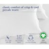 California Design Den 100% Organic Cotton Pillow Cases Queen/Standard Set of 2, Authentic GOTS Certified, Soft & Cooling Percale Weave Cotton Pillowcases (Bright White)