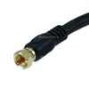 Monoprice RG6 Quad Shield CL2 Coaxial Cable with F Type Connector for Television, 1.5Ft