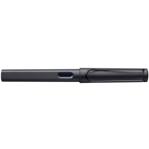 Lamy Safari Fountain Pen, Charcoal Medium Nib (L17M) (Charcoal)