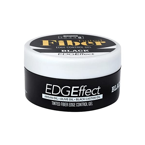 Magic Collection Tinted Fiber Edge Control Gel in Black 3.38fl.oz. Jar