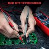 AstroAI 8Pcs Multimeter Test Leads Set with Alligator Clips, Plunger Test Mini Hooks and Test Probes 1000V 10A CAT III & CAT IV 600V for Fluke, KAIWEETS, INNOVA Multimeter, Voltmeter, Clamp Meter