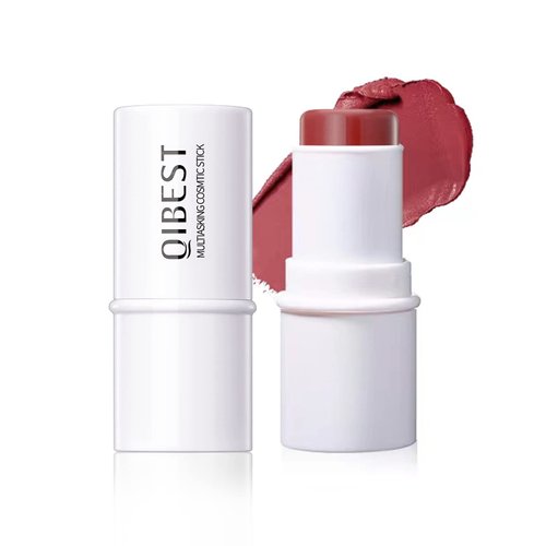 Yeweian Blush Stick, Matte Cream Blush Stick for Cheeks, Eyes and Lips Natural Blush Makeup Waterproof Long Lasting(07 Rose Blush Stick)