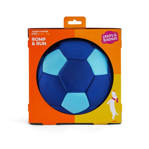 Leaps & Bounds Blue Splash & Dash Soccer Ball Dog Toy Medium