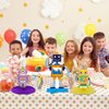 12 Pieces Robot Birthday Party Supplies Robot Party Honeycomb Centerpieces Robot Party Decorations Robot Party Table Topper for Baby Shower Decorations for Kids Birthday Party Supplies