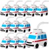 Tanlade Doctor's Party Favor Gift Supplies Ambulance Plastic Cups,Ambulance Shape Cup for Transportation Birthday Party Favor Nurse Graduation Medical Party and Rehabilitation Party Supplies(12 Set)