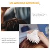 Sndyi Soft Silicone Scalp Massager for Dandruff Removal and Hair Growth - Wet Dry Scalp Exfoliator Brush for Scalp Care - Beige