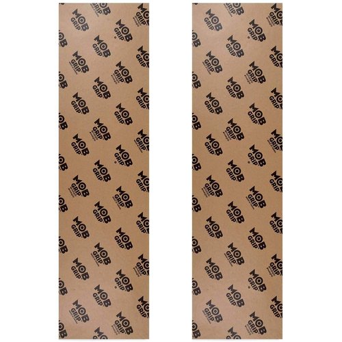 Mob Grip Mob Skateboard Grip Tape Sheet Black 2 X's 33" Long X 9" Wide - No Bubble Application Tape 33" x 9" (2 Sheets)