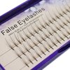 Scala 8-16mm to Choose 5 Roots 60pcs 0.07mm Thickness Mink Hair C Curl Eyelash Extension False Strip Eyelashes Individual Lashes (13mm)
