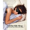 WAOAW Sleep Mask, Eye Mask for Sleep, Silk Eye Sleeping Masks for Both Women and Men, 3D Weighted Eye Cover Sleeping Mask, Blackout Blindfold of Eyemask