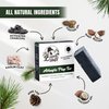 The Black Stuff All Natural Bar Soap for Men Handmade Cold Process Soaps with Organic Ingredients and Essential Oils - Mens Soap for Daily Use, Atlantic Pine Tar (3 Packs)
