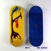 NOAHWOOD Fingerboards Deck (34.1x97mm 5-Layer Maple Wooden Handmade by NW11s Molds)+2 Pcs Grip Tape (Ghost Tree)