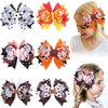Sports ball class hairpin Hair Clips Bow Sports Bow Hair Barrettes Clips Girls Baseball Bow Hair Pin.(FJ69) (Football)