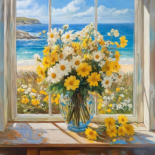 EOBROMD Paint by Numbers for Adults, DIY Flower Paint by Number Kits for Beginner on Canvas, Flower Paint by Numbers Adult Kit Drawing Arts and Crafts for Gift Home Wall Decor 16x20inch