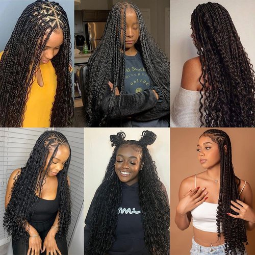 Luxnovolex Braiding Human Hair 100g 18 Inch Natural Color Deep Water Wave Bulk Human Hair for Braiding No Weft Brazilian Virgin Curly Human Hair Extensions for Boho Braids