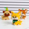 ALITTDRE Micro Mini Building Blocks Dog Pets Cute Animal Model Set Building Pet Toys Bricks Gifts for Kid and Adult (Corgi)