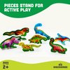 Big Discoveries Wooden Puzzle - Animal Wood Puzzles for Toddlers 2+ Years Old | Montessori Learning Puzzles for Kids - Great for Preschool Aged Boys and Girls (Jurassic Dinos)
