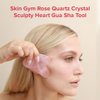 Skin Gym Rose Quartz Gua Sha & Signature Oil Kit | Holiday Radiance Boosting Duo | Facial Contouring & Skin Rejuvenation | All-in-One Exfoliating, Smoothing & Moisturizing Face Oil | AM/PM Compatible