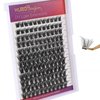 Wleec Beauty Eyelash Clusters Natural - Easy DIY Lash Extensions at Home - 132PCS Individual Lashes Cluster Eyelash Extensions, D Curl Lash Clusters Wispy (LC07, Mix 10-18mm)