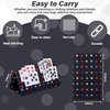 SeptCity Card Holders for Playing Cards, Polka Dots Hands Free Folding Playing Card Holder for Bingo Canasta 5 Crowns Poker UNO Family Game Night Accessory for Kids and Adult