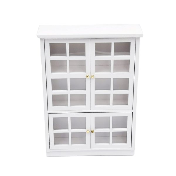 SXFSE Dollhouse Decoration Accessories,1:12 Dollhouse Furniture Miniature Bookshelf Cabinet Living Room Kid Pretend Toy