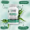 AKI Chlorella Superfood Supplement Tablets (250) | Green Superfood Fount of Vitamin B12, Iron, & Protein | Ideal in GMO Free & Vegan Friendly