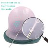 Losaria Highlighting Cap with Holes already in Silicone Reusable Highlighting Cap Hair Dye Cap with Holes Tipping Caps Hair Salon Hairdressing Highlight Cap and Hook Kit (Purple)