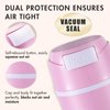 Embagol Eyelash Glue Storage Container Eyelash Storage Container Tank Eyelash Extensions Adhesive Jar Stand Makeup Case Cosmetic Storage Tank for Women Pink