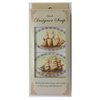 Sailing-Ship Nautical Themed Decorative Designer Soaps - 3.2 Ounces - 2 Bars (1.6 Oz Each) in 1 Gift Box