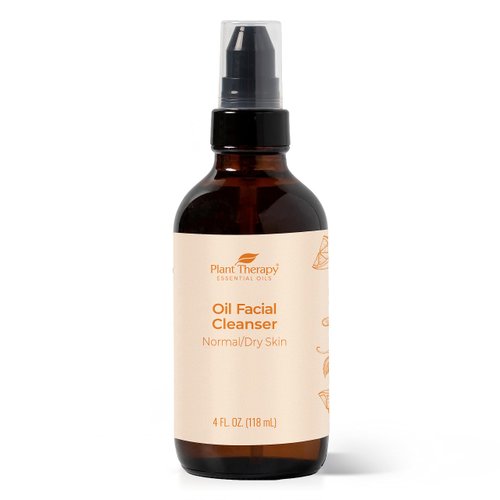 Plant Therapy Oil Facial Cleanser for Normal/Dry Skin 4 oz, Gently Removes Dirt, Makeup &amp; Other I...
