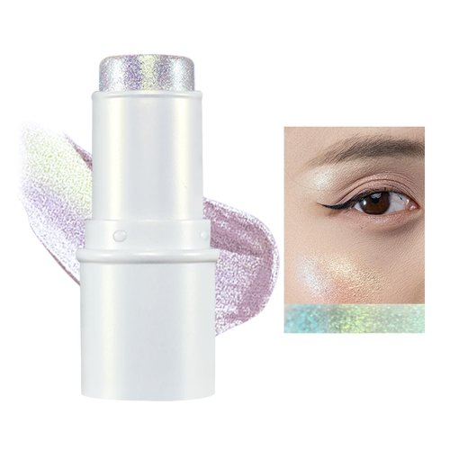 JUR MORNIER Multichrome Eyeshadow Stick,8 Colors Contour Highlighter Stick Makeup Collection,3 In 1 Eye Blush Ande Lip Highlighter Makeup For Face And Body#01
