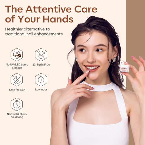 Modelones Acrylic Powder, 6 Pcs Nude Nail Acrylic Powder Set All Seasons Skin Tones Brown Neutral Nail Acrylic Powder for 3D Acrylic Nail Art Nail Carving French Nail Extension, Gifts for Women