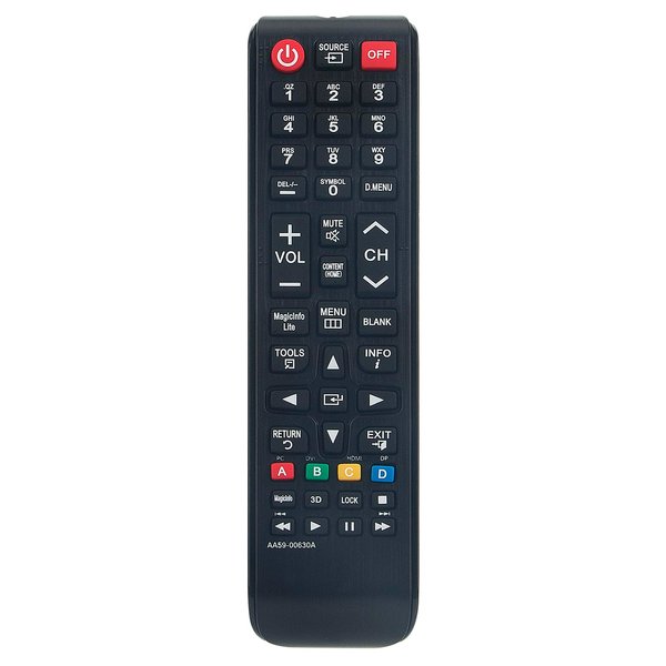 Replacement AA59-00630A Remote Commander Compatible with Samsung Digital Signage HD LED LCD TV OL46B SL46B MD32B ME46B UE46A MD55B MD46B UD46A UD55A ME32B MD40B ME75B ME40B UE55A ME55B ME65B UD22B