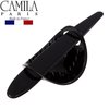 Camila Paris CP2644 French Hair Barrette with Stick, Hair Ponytail Holders, Amber, Slide Hair Pins for Buns Chignon, Strong Hold Hair Bun Clip, No Slip Hair Accessories for Women, Made in France