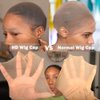 youleas Invisible HD Wig Cap Stretchy Stocking Nude Caps Wig Accessories HD Wig Caps for Lace Front Wigs (3pack/6pcs)