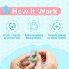 ANAI RUI Acne Patch Pimple Patch, Star-Shaped Pimple Patch, Hydrocolloid Acne Stickers Acne Patch, 108 Dots Patches Acne Absorbing Cover Patch for for Acne Blemish, Pimples, Whiteheads, Zit,12mm & 8mm
