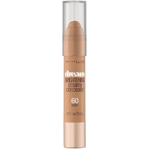 Maybelline New York Dream Brightening Creamy Concealer, Deep, 0.11 oz.
