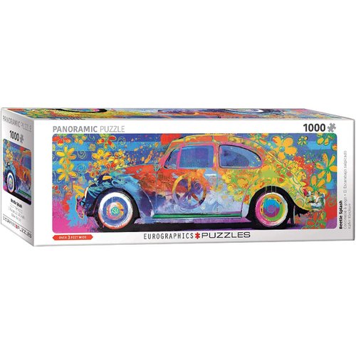 EuroGraphics Volkswagon Beetle Splash Panormaic 1000-Piece Puzzle