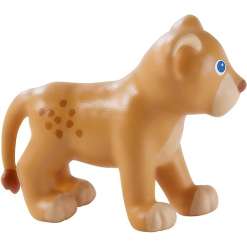 HABA Little Friends Lion Cub - Chunky Plastic Zoo Animal Toy Figure