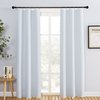 NICETOWN Blackout Curtain Liners for Sheer Curtains, Cold Heat Light Noise Blocking Liners with Rings: Easy to Open & Closed, Thermal Liners for 42" Wide x 84" Long Curtains, 2 PCs, 34" x 80"