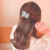4 Pcs Hair Bun Maker-Flowers Deft Bun Maker Magic Donut Hair Bun Maker French Hairstyle Twist Bun Hair Accessories for Girls Hair(2 Black+2 White)