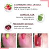 evpct 3Pcs Aloe Vera Strawberry Black Red Cherry Lip Balm Color Changing Lipstick Set PH Mood Magic Lipstick 24 hours original Color Changing Long Lasting waterproof labiales magicos pintalabios