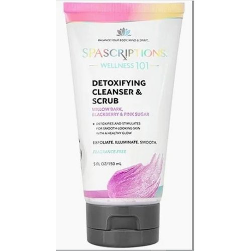 SpaScriptions WELLNESS 101 Detoxifying Cleanser & Scrub 5Fl Oz